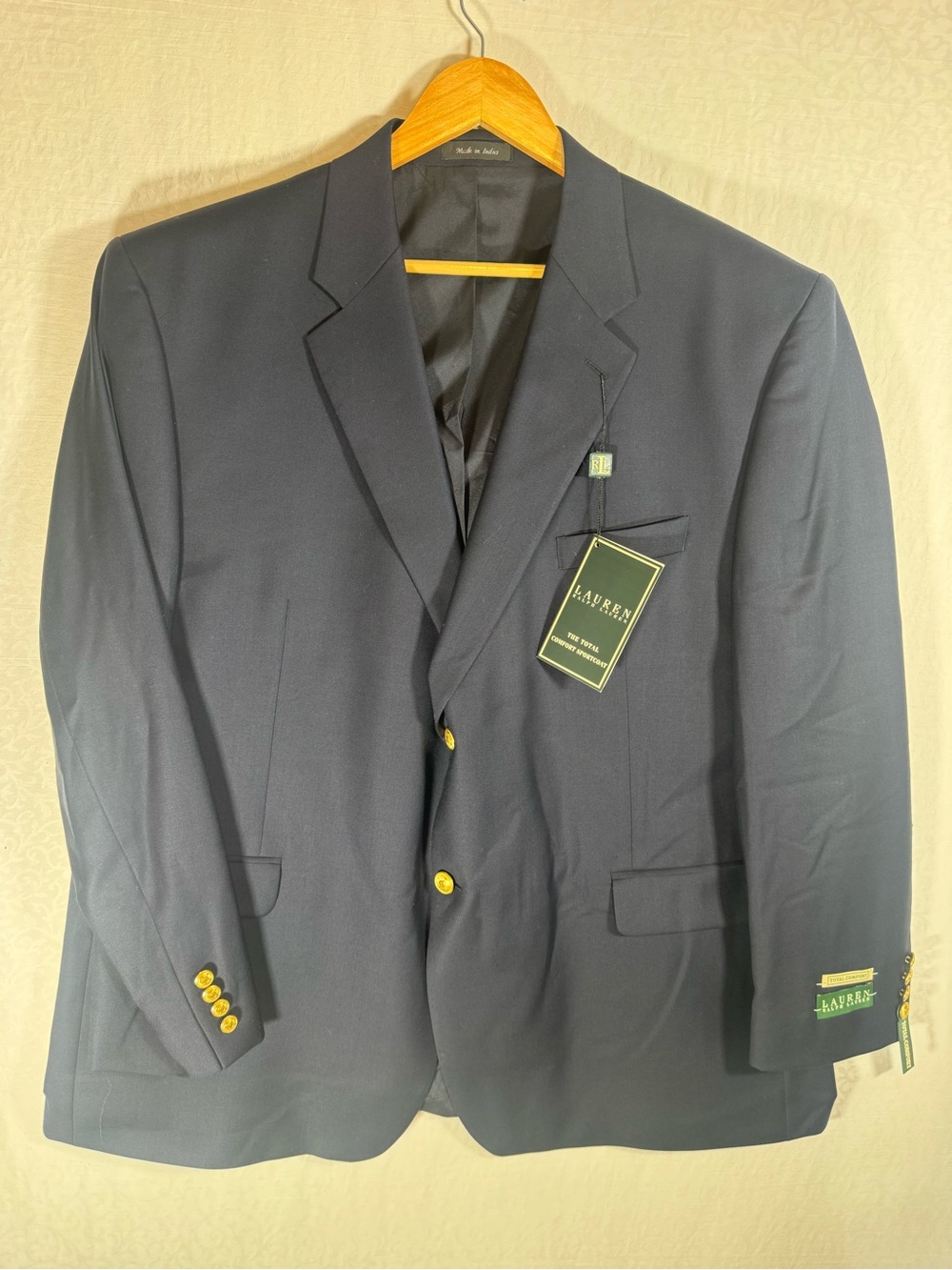 Ralph Lauren Navy Sports Coat — New With Tags